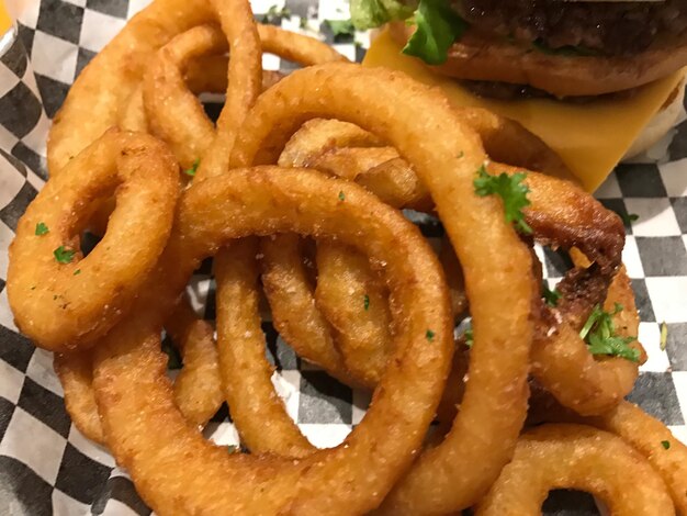 Close-up of burger