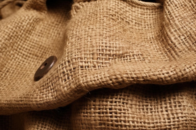 A close up of burlap fabric background illustration