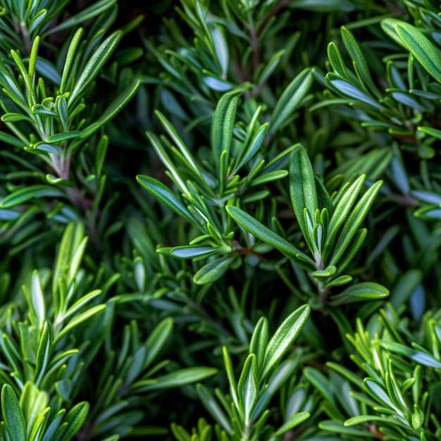 a close up of a bush of green leaves with a red stop sign generative ai