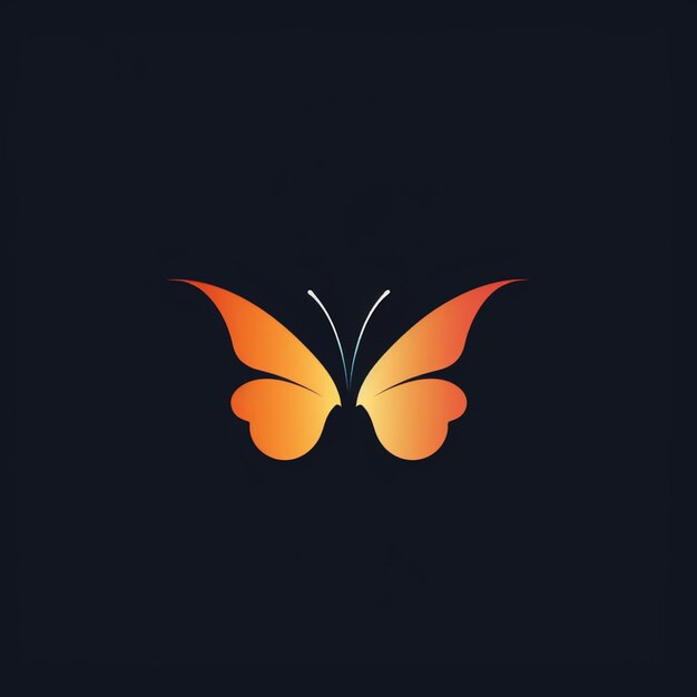 Photo a close up of a butterfly on a black background generative ai