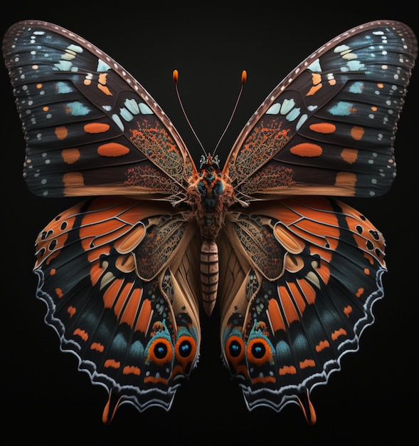 A close up of butterfly generative ai