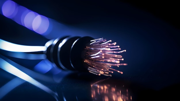 a close up of a cable with the word cable on it
