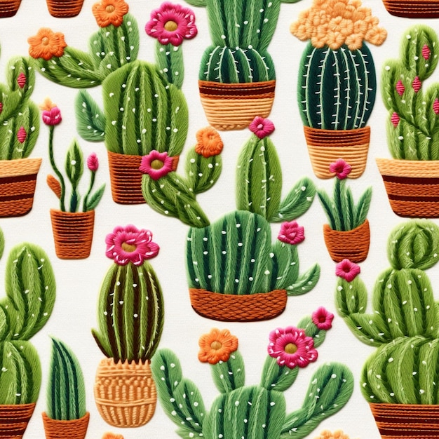 Foto un primo piano di un modello di pianta di cactus su uno sfondo bianco generativo ai