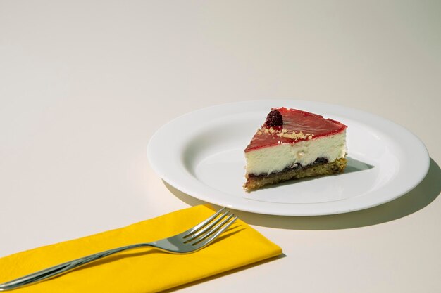 Close-up of cake on plate