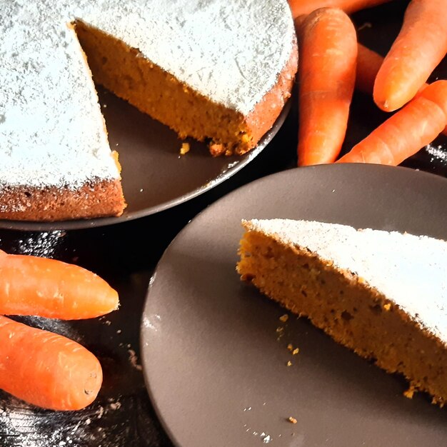 Close-up of cake on plate