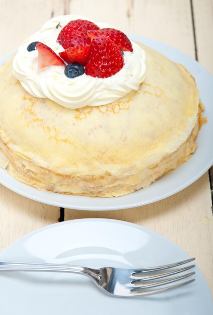 Photo close-up of cake in plate