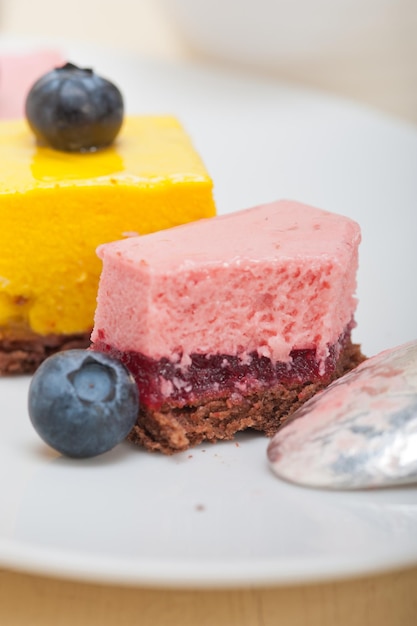 Close-up of cake on table