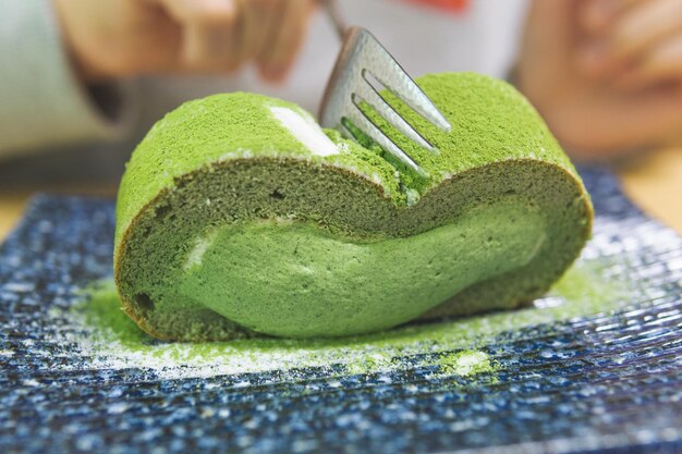 Close-up of cake on table