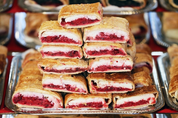 Close-up of cake on table