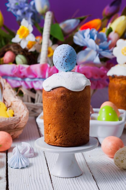 Close-up of cake on table