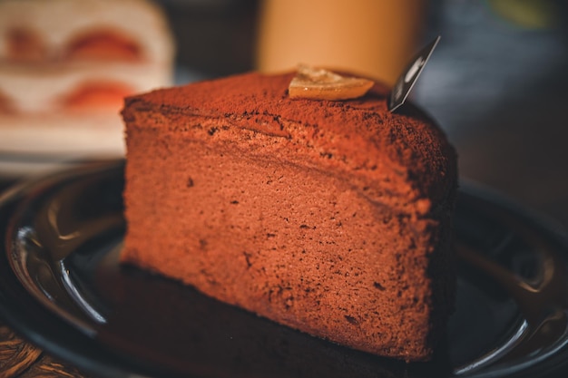 ケーキのクローズアップ