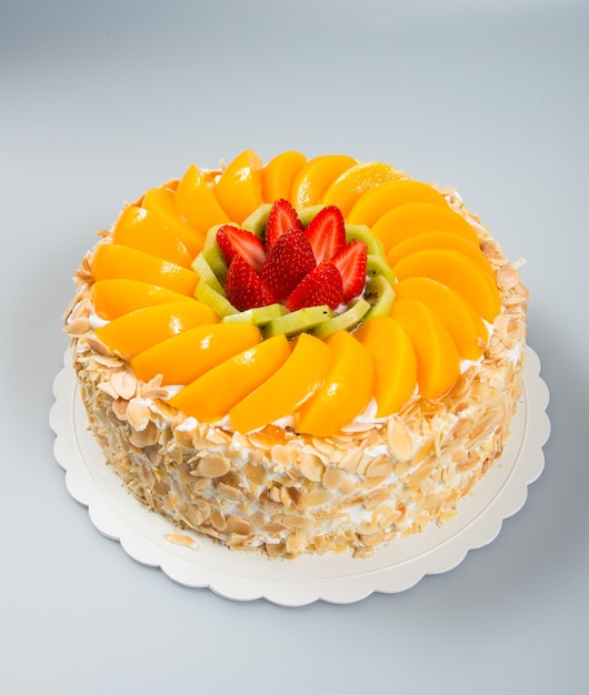 ケーキのクローズアップ