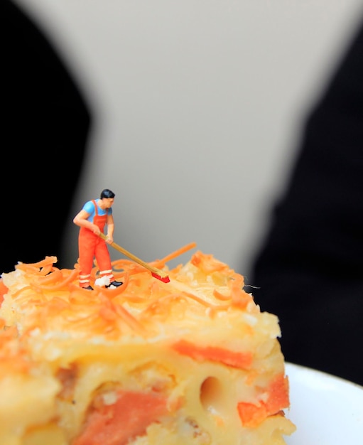 close-up of cake