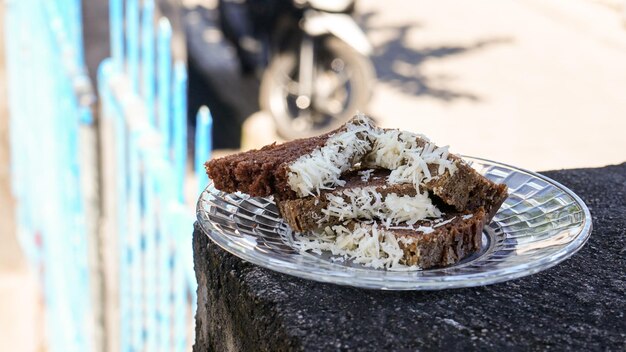 Foto chiudi la torta.