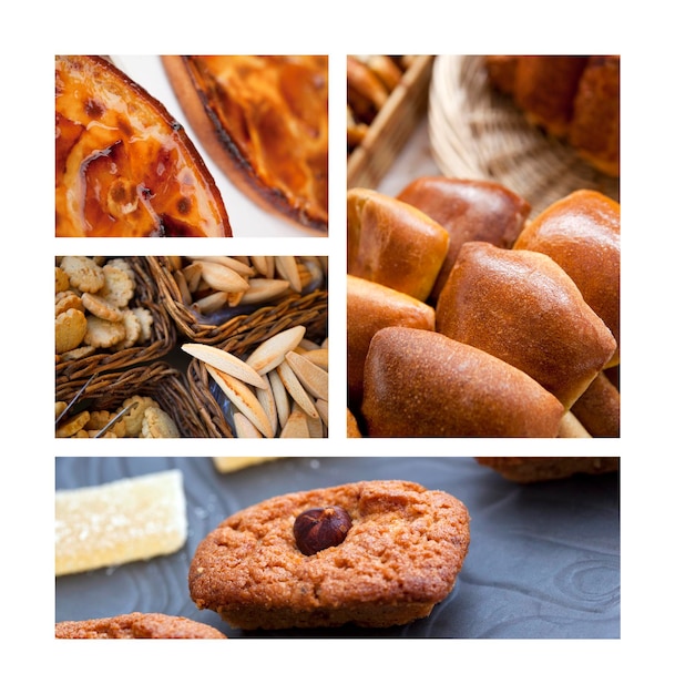 Close up of cakes in a bakery