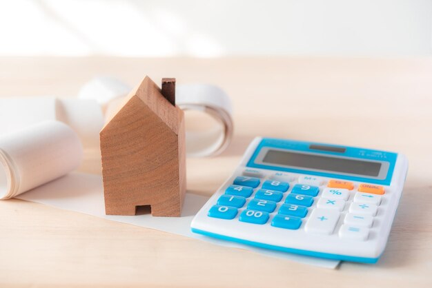 Close-up of calculator on table