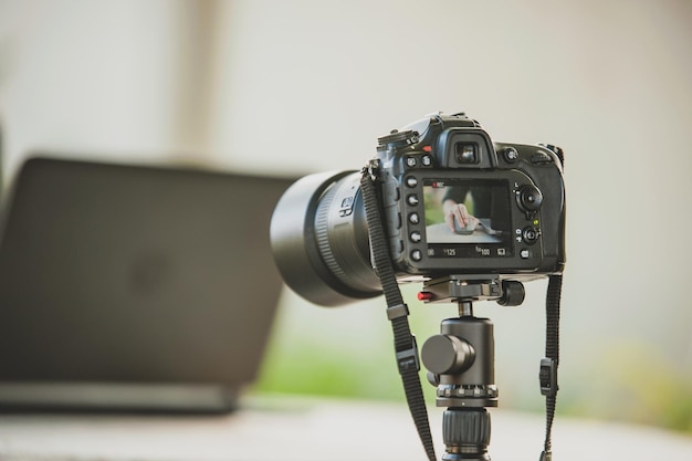 Photo close-up of camera