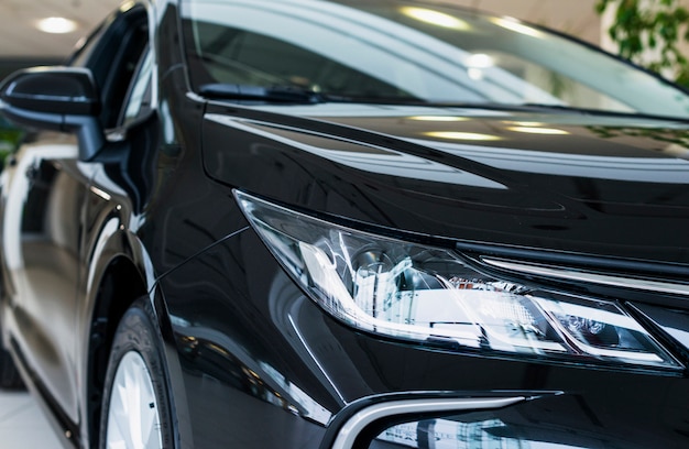 Photo close up of car in dealership