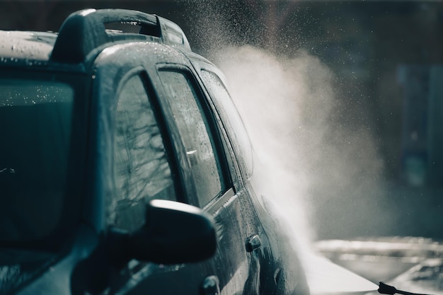 Foto prossimo piano dell'auto