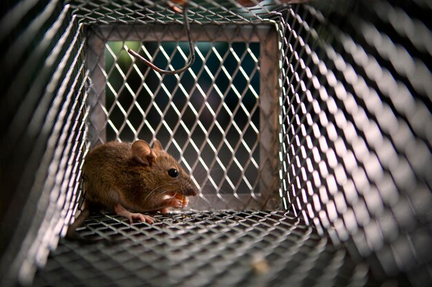 Photo close-up of cat in cage