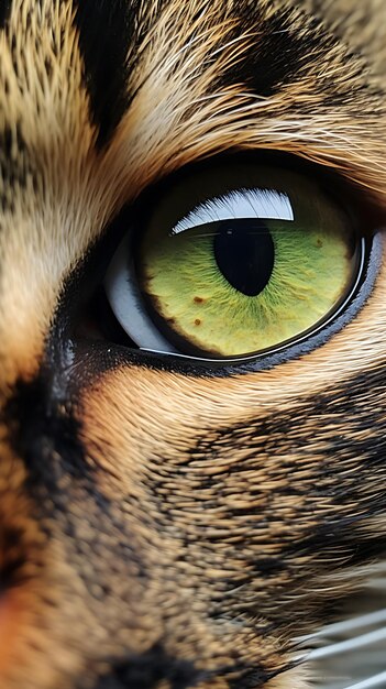 Близкие кошачьи глаза мобильные обои