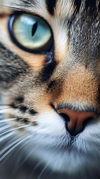 Close up cat eyes mobile wallpaper