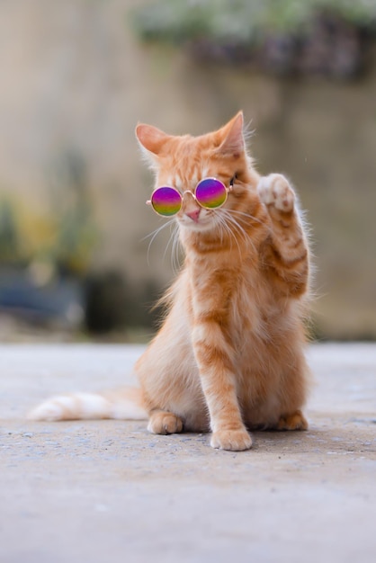 猫のクローズアップ