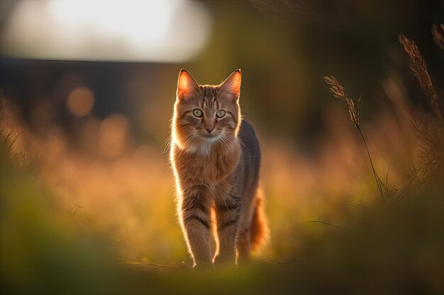 Close up of a cat