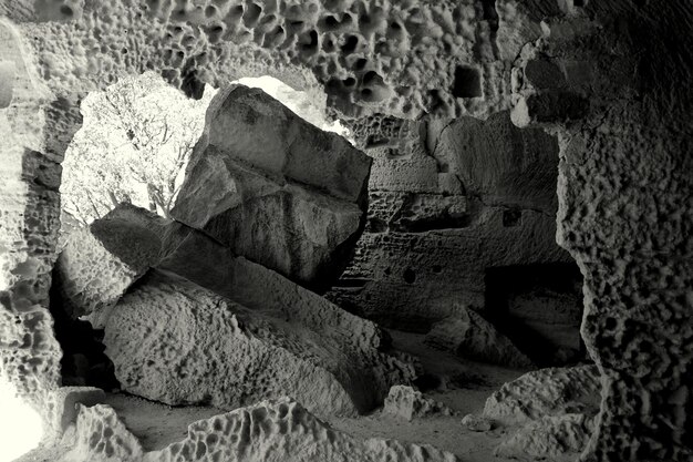 Photo close-up of cave