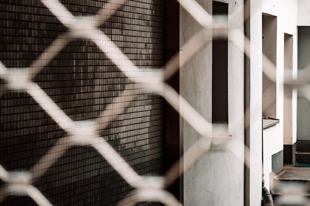 Photo close-up of chainlink fence