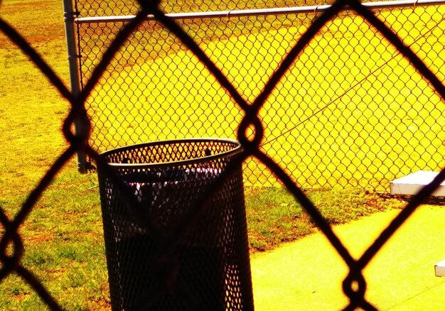 Close-up of chainlink fence