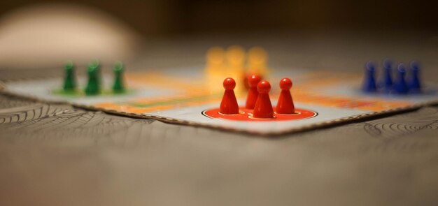 Photo close-up of chess board