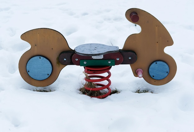 Close-up of child in snow