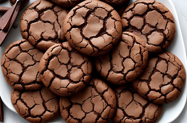 close-up chocoladekoekjes