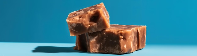 A close up of a chocolate fudge