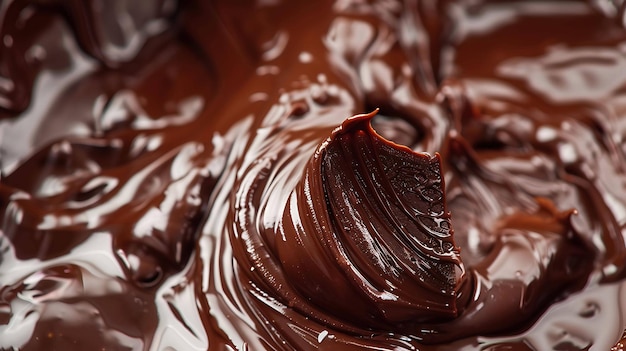 a close up of a chocolate mousse