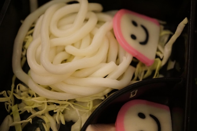 Close-up of chopped vegetables in bowl