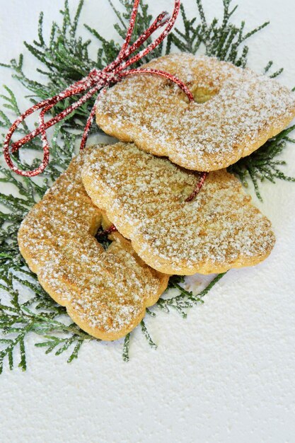 Close-up of christmas cakes