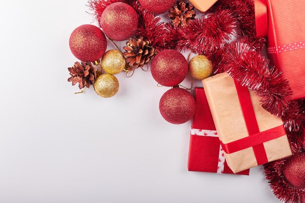 Close-up of christmas decoration in box