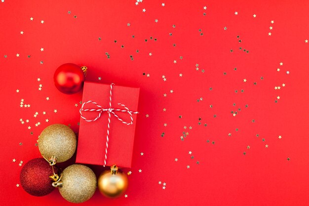 Close-up of christmas decoration in box