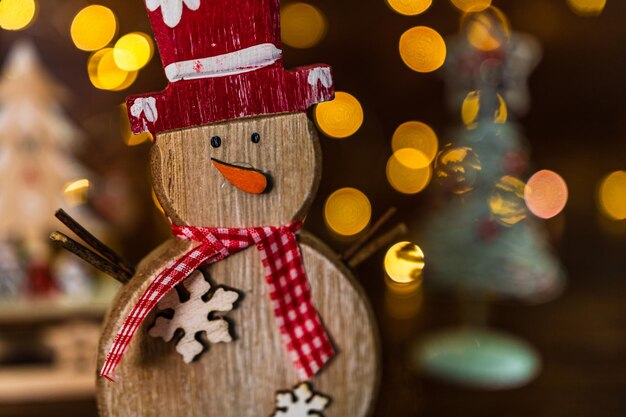 Photo close-up of christmas decoration on table