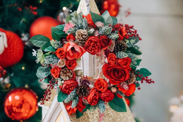 Photo close-up of christmas decoration