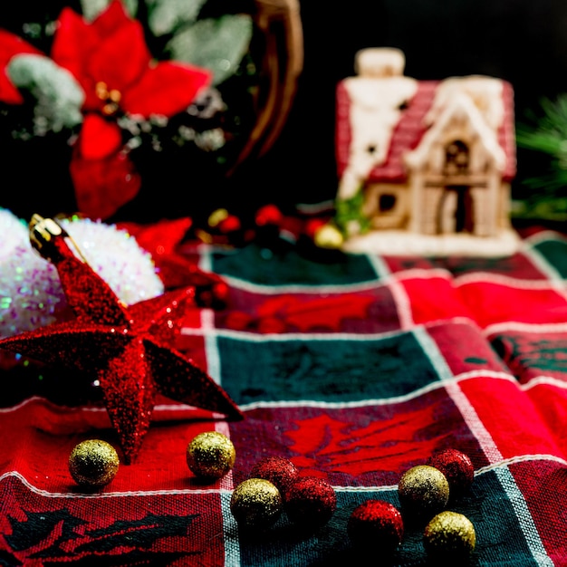 Photo close-up of christmas decoration