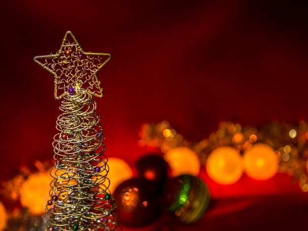 Close-up of christmas decoration