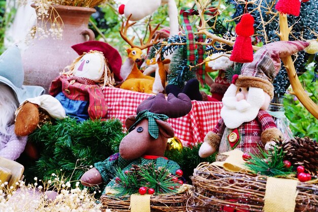 Close-up of christmas decoration