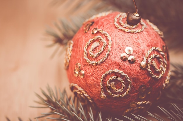 Photo close-up of christmas decoration