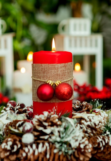 Photo close-up of christmas decoration