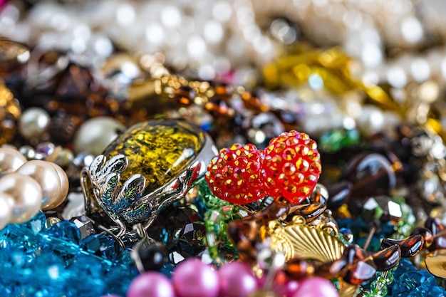 Close-up of christmas decorations on table