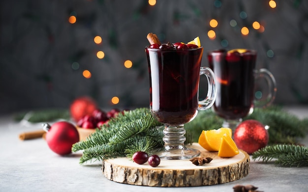close-up of christmas decorations on table