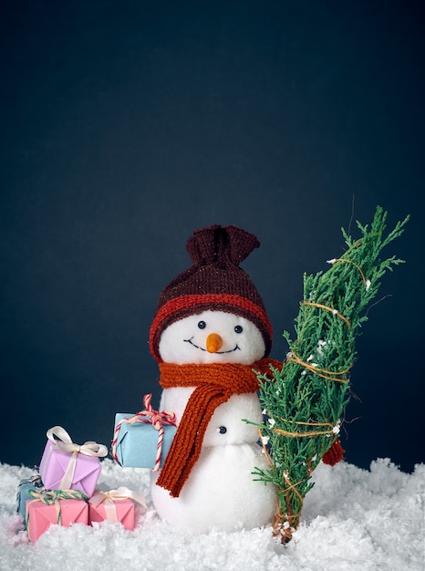 Close up christmas decorations on table